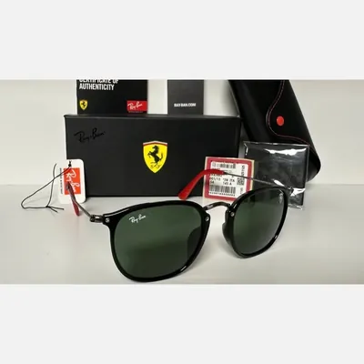 Round Fleck Ferrari Negro Verde RB2448 601